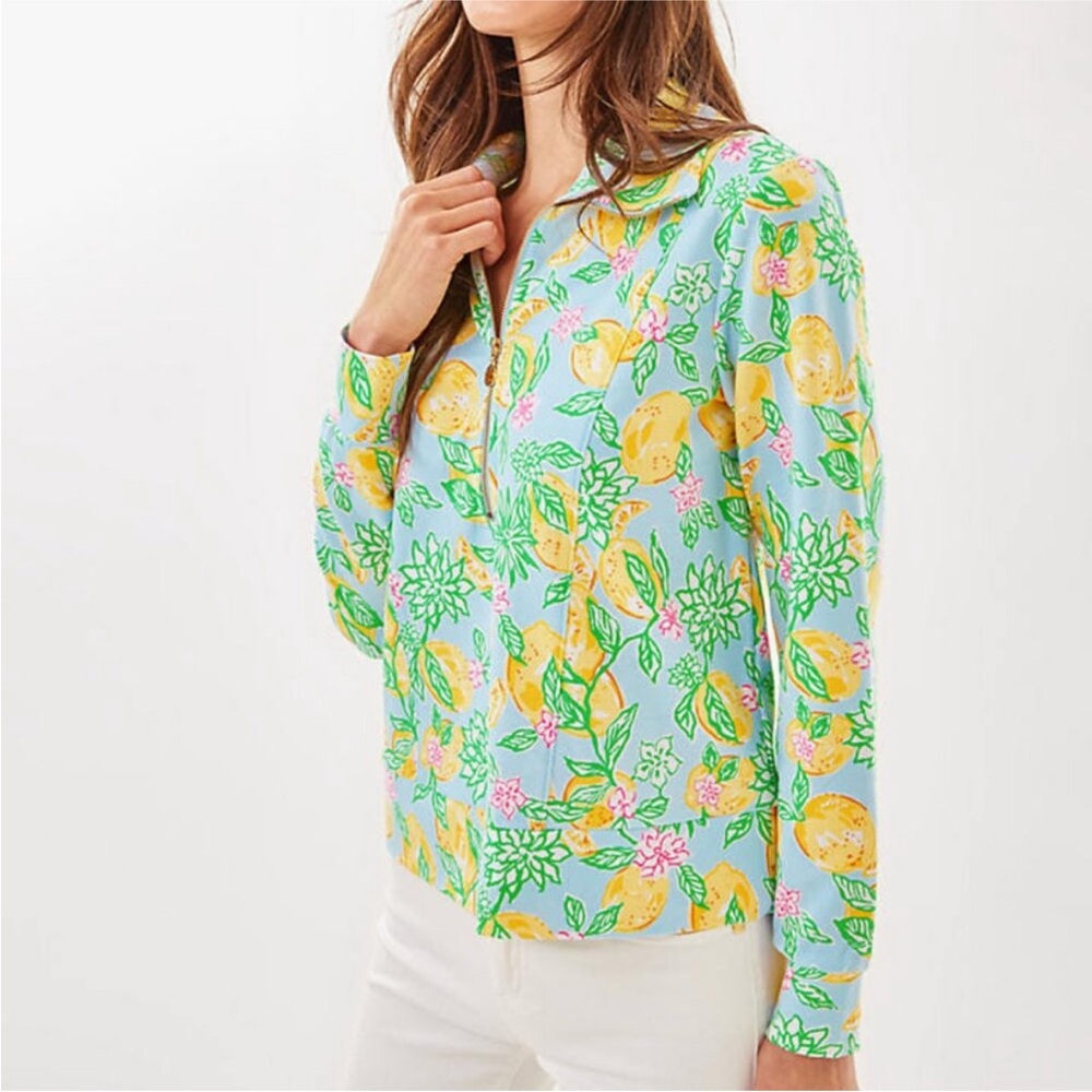 Lilly Pulitzer Lemon Eleni Pullover